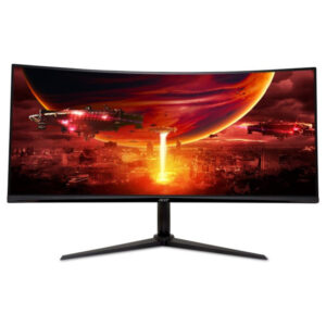 Acer Nitro XZ342CUV3 | 34″ UWQHD VA | 180Hz 1ms VRB | 72% NTSC | FreeSync | Curve | Height Swivel